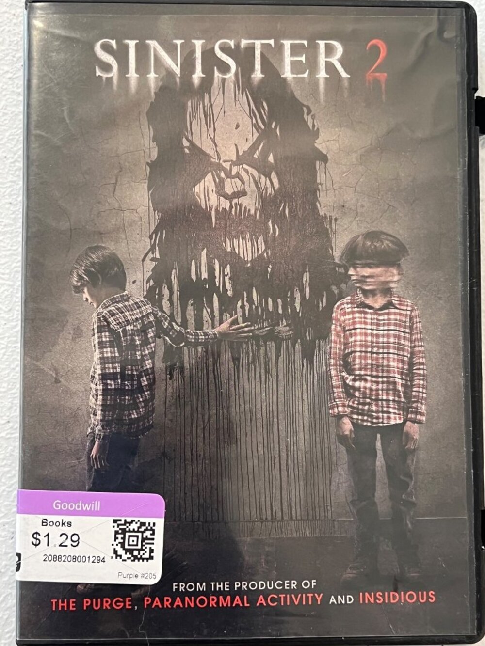 Sinister 2 2015 DVD Horror Shannyn Sossamon James Ransone Pre-Owned